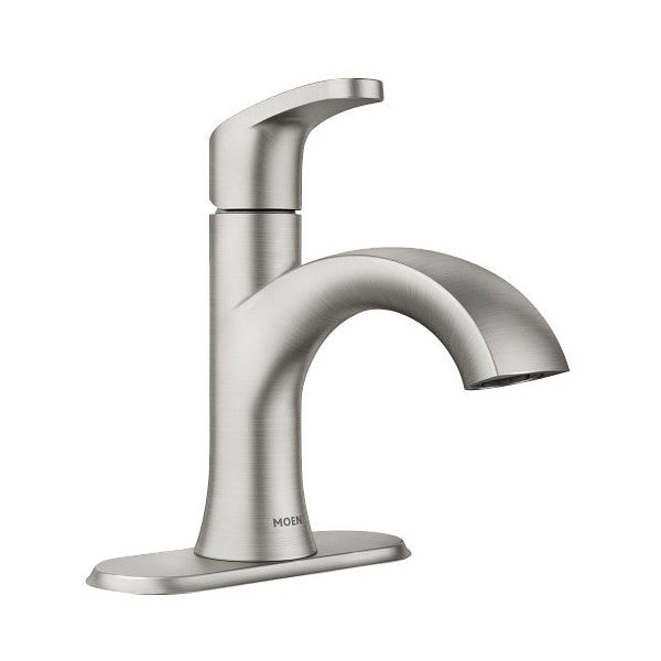 Karis One-Handle High Arc Bathroom Faucet in Spot Resistant Nickel